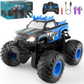 Coche de Control Remoto, Camiones Monstruo Todo Terreno de 20km/h con Conducción Vertical y Rotación de 360°, Camión de Control Remoto con Demostración Automática, Coche RC de 2.4Ghz, Camiones