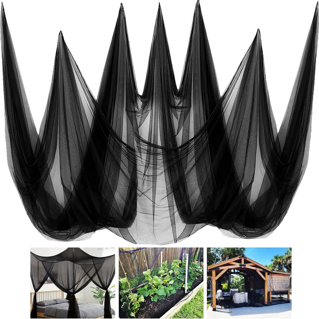 Malla Mosquitera para Jardín 2 Piezas 3x6m | Barrera Protectora Anti Insectos, Pantalla de Privacidad para Balcón, Cubierta para Plantas, Vegetales y Flores