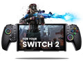 CYOYPPY Switch Controller for Nintendo Switch/OLED, One-Piece Handheld Switch Joypad Replacement, Full-Size Grip Switch Remote Controller with Turbo/4 Game Card Slot/Dual Motor
