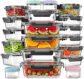 20 recipientes KEMETHY de vidrio borosilicato con 20 tapas
