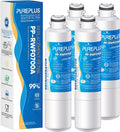 PUREPLUS Filtro de Agua DA29-00020B para Refrigerador Samsung – Reemplazo de DA29-00020A/B, HAF-CIN/EXP, RWF0700A | Pack de 4 Unidades