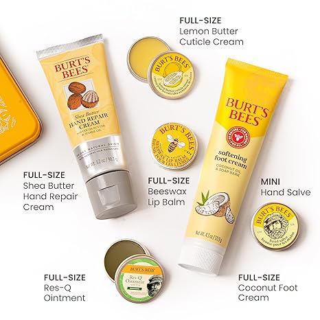 Set Clásicos Burt's Bees | 6 Productos Naturales en Lata de Regalo
