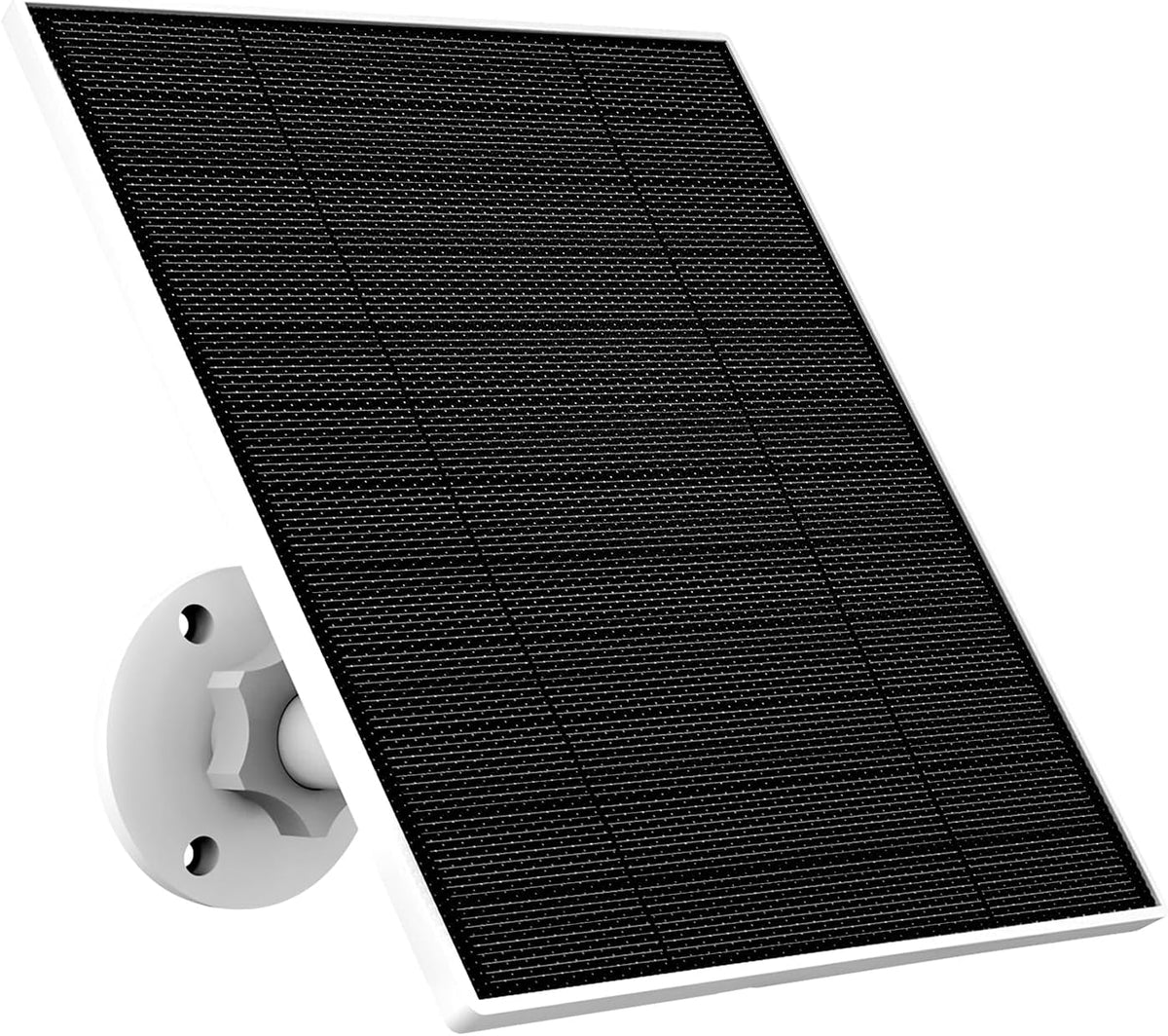 Panel Solar 5W para Cámara Eufy EufyCam | Cargador 5V, Cable 9.8 Pies, IP65 Impermeable, Soporte Ajustable
