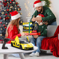 Coche teledirigido AEROQUEST Lamborghini, escala 1:14, Lamborghini SVJ, coche de juguete con licencia oficial, 15 km/h, con luz LED, modelo de 2,4 GHz para niños, niñas, adolescentes y adultos, regalo de cumpleaños, amarillo.