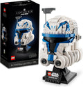 LEGO Star Wars: Casco del Capitán Rex, modelo coleccionable de The Clone Wars para adultos, recuerdos de Star Wars, 75349 