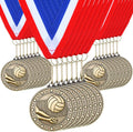 Medallas Doradas Remuuly 30 Piezas, 5 cm | Baloncesto, Futbol, Beisbol, Voleibol | Medallas de Premiacion Deportiva | Regalo de Participacion | Voleibol