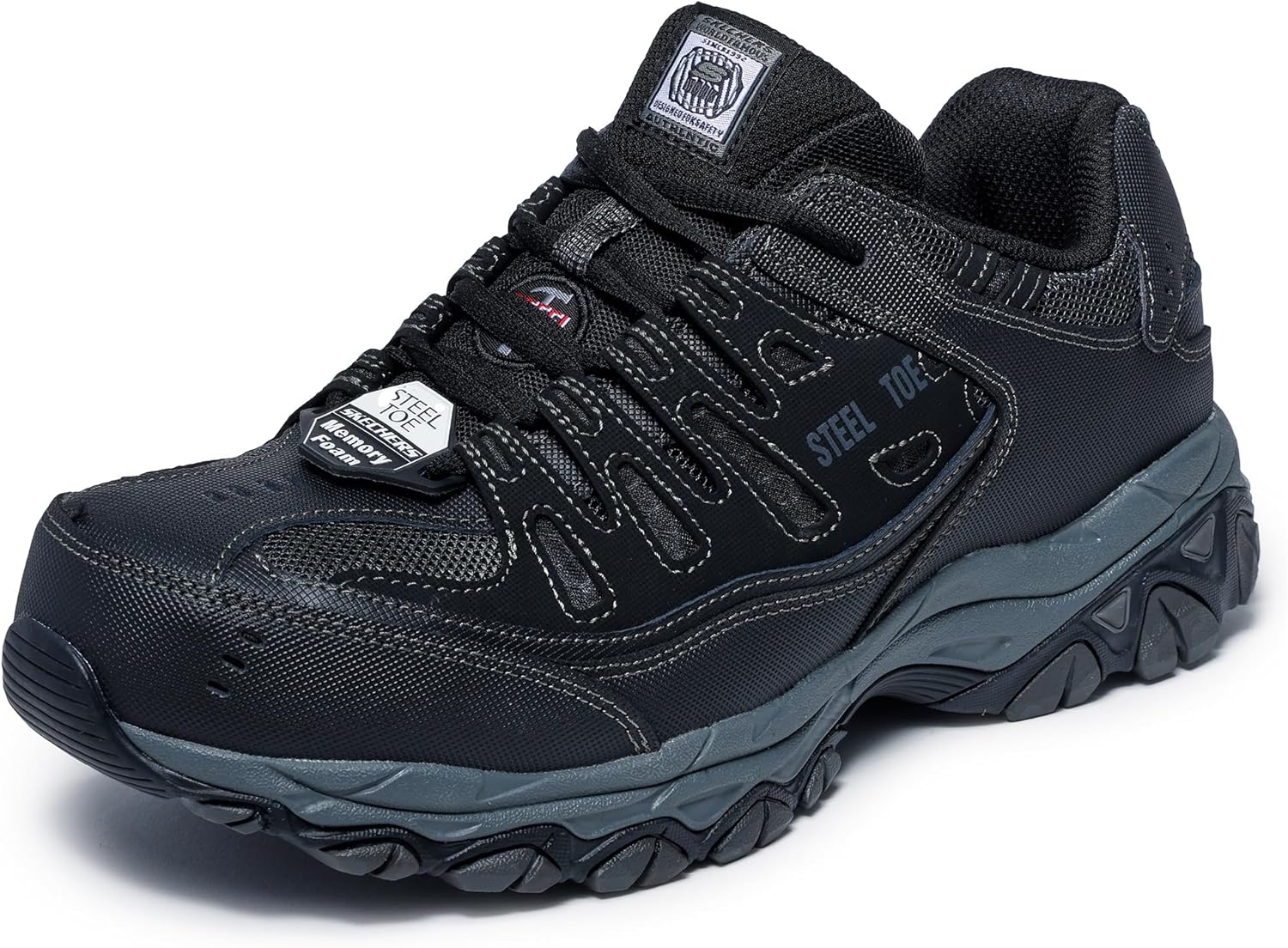 Zapato de construcción con punta de acero Skechers Work Cankton para hombre 