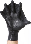 DarkFin Webbed Power Swimming Gloves (1 Pair) for Men, Women, Scuba Diving, Snorkeling, Spearfishing, Surfing in Cold Water, Ultra Thin Hand Fins, Pool Swim Paddles, Black, Men Medium Large