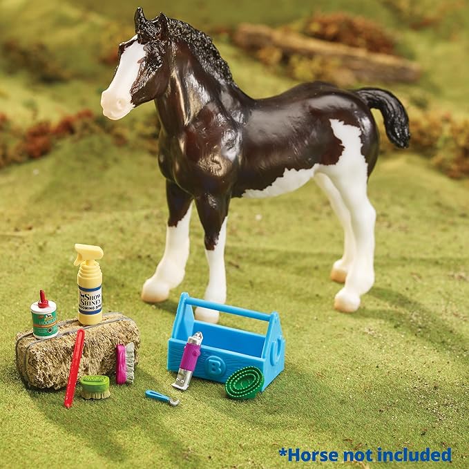 Kit de Aseo para Caballo Breyer Traditional Escala 1:9 – Set Completo de Accesorios