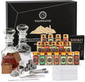 Kit de Infusión de Alcohol | 59 Piezas | 16 Botánicos Naturales | Whisky, Bourbon, Gin, Vodka, Tequila, Ron