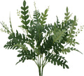Tallos Artificiales FERIAL 3 Piezas — Ramas Verdes de Seda para Decoración Interior y Exterior