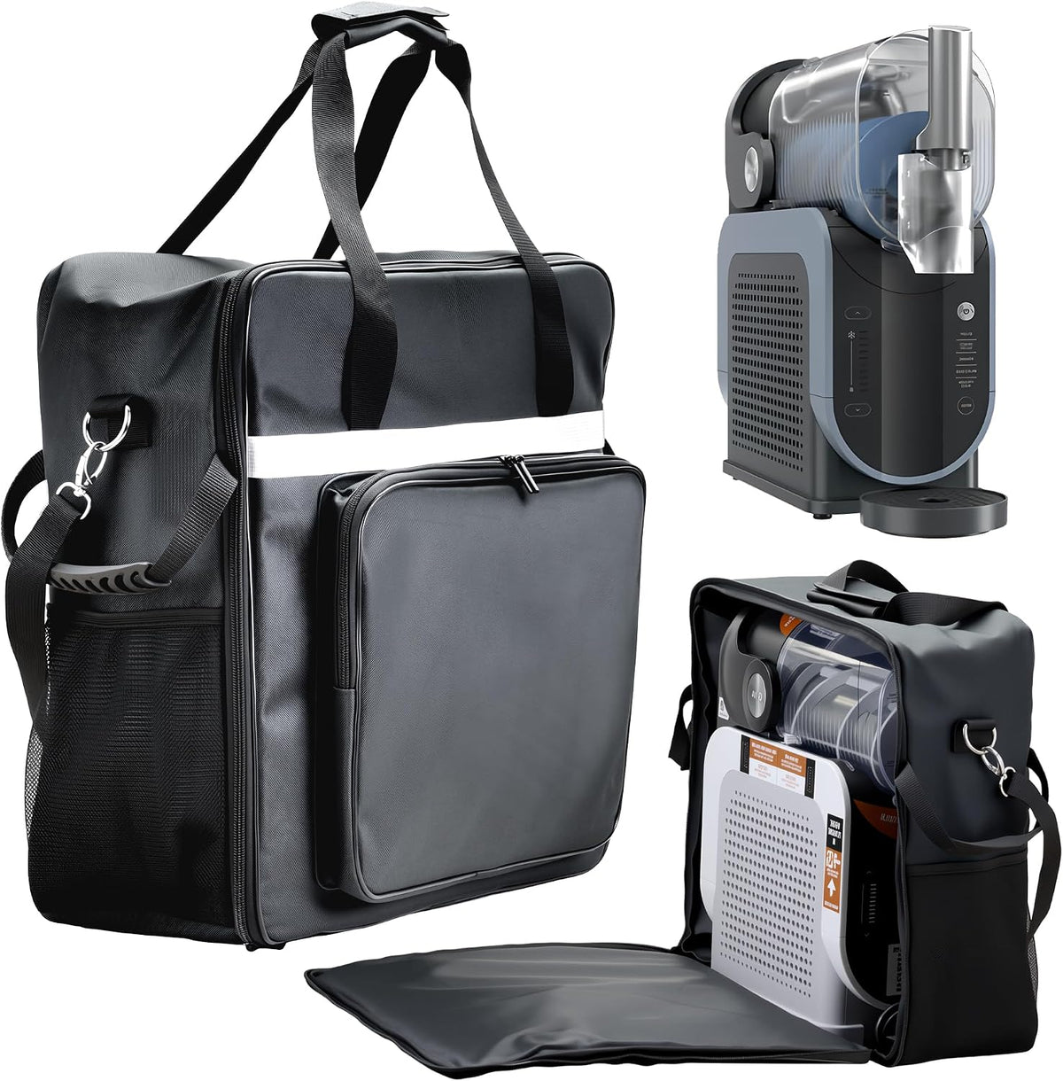 Bolsa de transporte AODPWEN para accesorios de la máquina de granizados Ninja, para la bolsa de transporte de la máquina de granizados Ninja