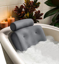 Almohada de Baño de Lujo Everlasting Comfort – Soporte para Cabeza, Cuello y Espalda | Malla 4D Secado Rápido, Ventosas Antideslizantes, Lavable en Lavadora