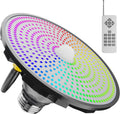 Bombilla LED Jadisi para Piscinas Enterradas, RGBW 70W, 12 Modos de Color, Brillo y Velocidad Ajustables, Control Remoto, Eficiencia Energética, Base E26