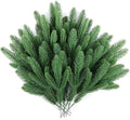 100 Ramas de Pino Artificial Hananona — Accesorios DIY para Guirnaldas, Coronas y Decoración Navideña | Verde