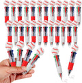 Recuerdos de fiesta de béisbol Zhirlyn Bolígrafos de béisbol Mini bolígrafo multicolor en uno Lindos y divertidos bolígrafos 4 en 1 Bolígrafo genial a granel para regalos de cumpleaños Suministros para maestros (Béisbol, 24)