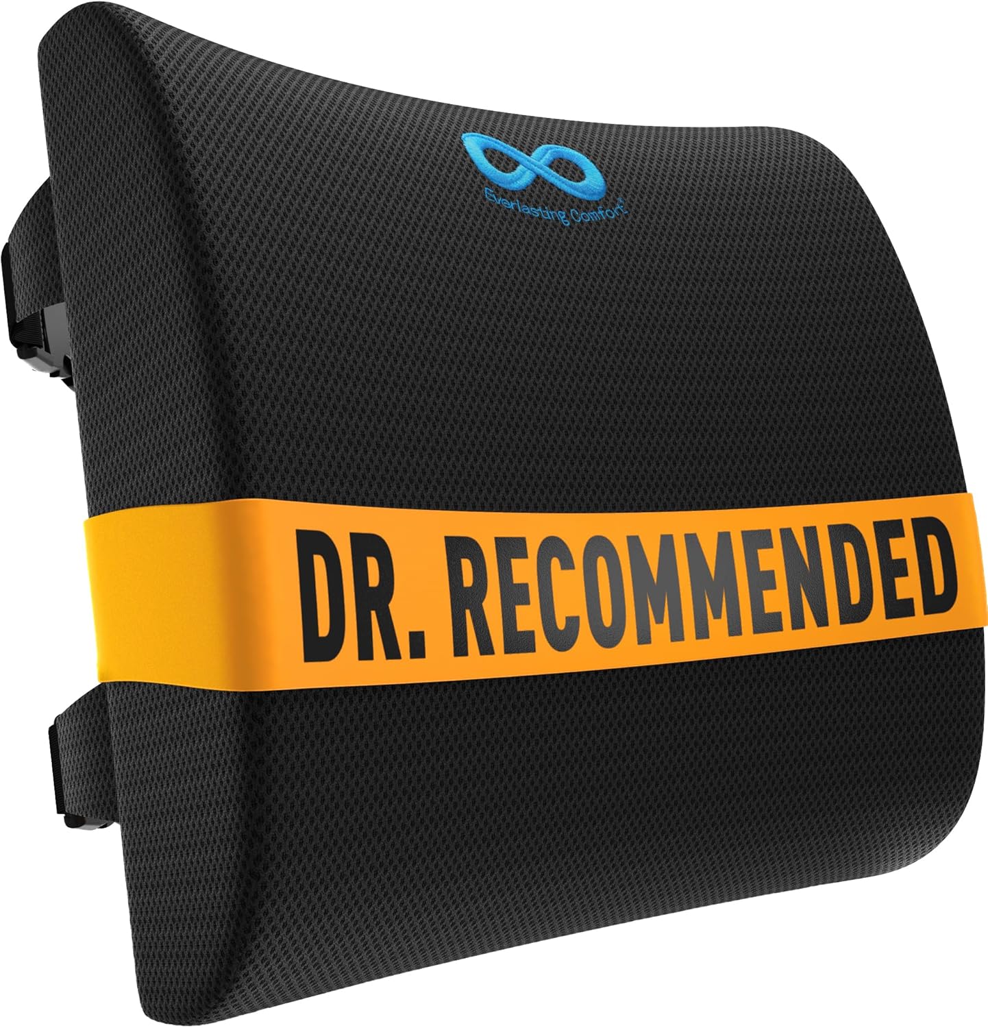 Almohada Lumbar de Memory Foam Everlasting Comfort | Soporte para Silla de Oficina, Auto y Gaming | Alivio del Dolor de Espalda
