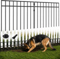 Valla Barrera para Animales de 17"x12", 30 pies (L) Valla Sin Excavación para Perros con Conexión a Presión Fuerte