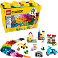LEGO Classic Large Creative Brick Box (10698) - 790 Pieces in 33 Colors - Building Set with Windows, Doors, Tires & Baseplates - Kids Gift for Boys & Girls