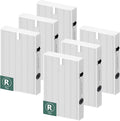 Filtro purificador de aire R de repuesto para purificador de aire Honeywell Serie HPA100/200/300 y 5000, Funmit 6 filtros compatibles con filtro Honeywell R (HRF-R3 y HRF-R2 y HRF-R1)