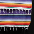 manta mexicana de Saltillo Serape para cama, mantel de exterior, tapiz, alfombra de picnic.