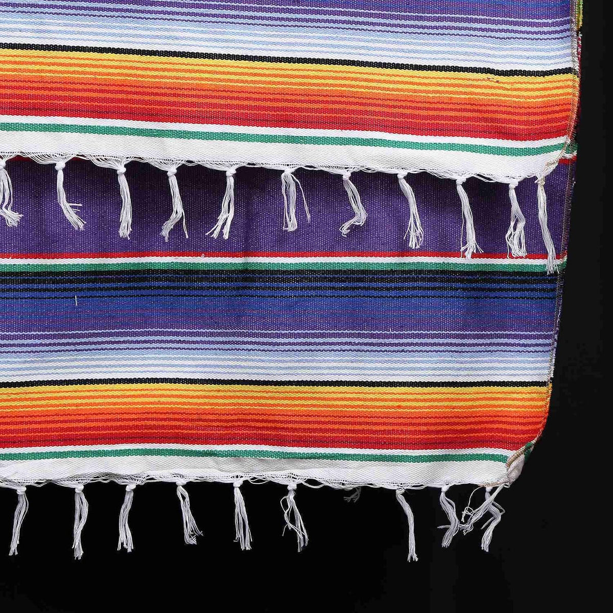 manta mexicana de Saltillo Serape para cama, mantel de exterior, tapiz, alfombra de picnic.