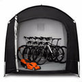 Carpa de Almacenamiento para Bicicletas Exterior Grande | 221x150x180cm | Para 4-5 Bicicletas | Impermeable con Ventana | Oxford 210D con Recubrimiento Plateado UV