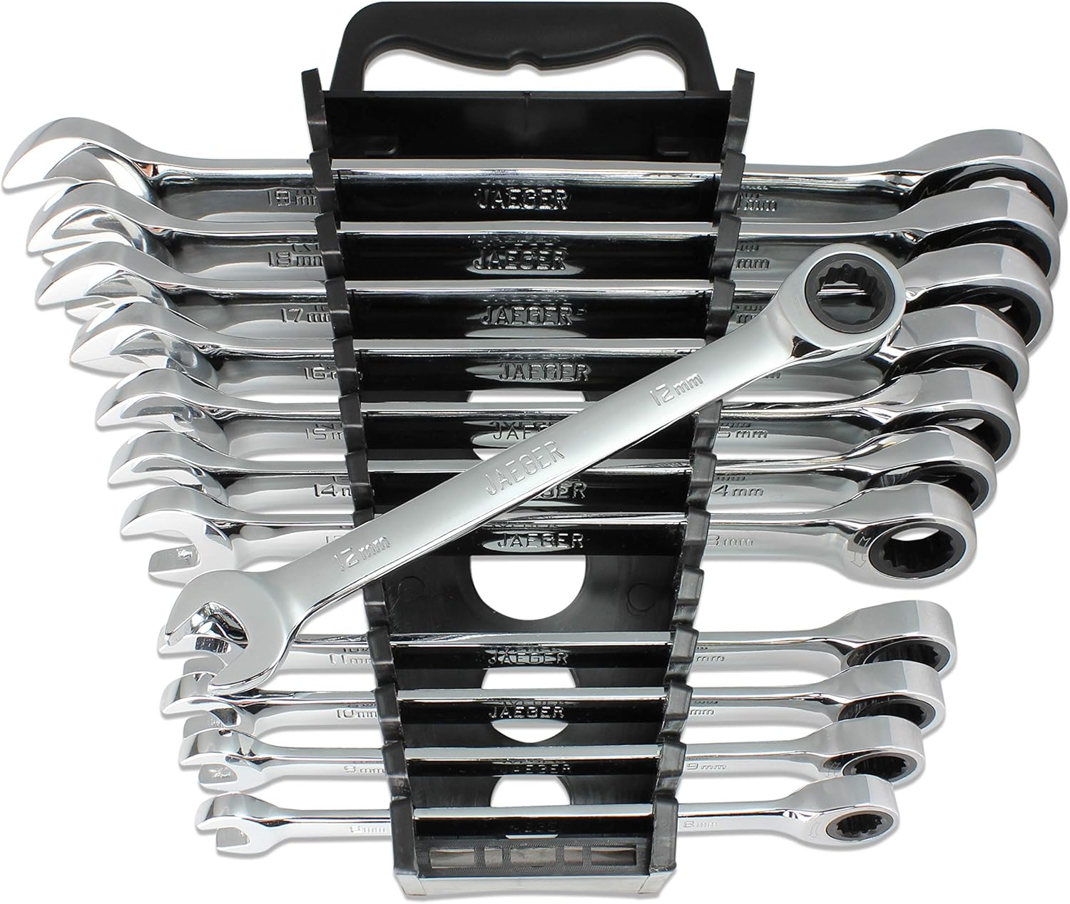 24pc IN/MM TIGHTSPOT Ratcheting Wrench Set - MASTER SET Including Inch & Metric With Quick Access Wrench Organizer - Our standard in combination wrench sets from gear to tip