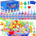 Kit de Juguetes Mágicos de Elfos de Agua QANIY, Kit de Gel de Agua de Hadas, Regalos de Navidad para Niños con 12 Geles y 6 Moldes, Set de Creación de Squishy DIY, Regalos de Navidad para Niños