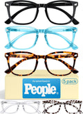 Gafas de lectura CCVOO 1.0 para mujer, gafas graduadas, gafas de lectura con filtro de luz azul para mujer, gafas de lectura