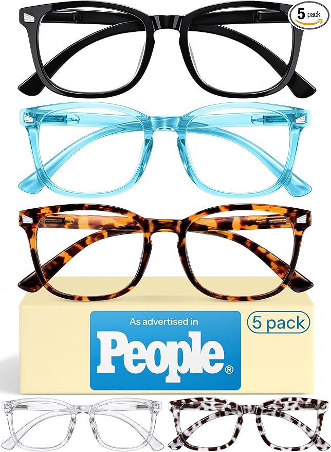 CCVOO 1.0 Lentes de Lectura para Mujeres, Gafas, Lentes de Lectura de Luz Azul para Mujeres, Lentes de Lectura