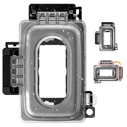 Cubierta protectora para tomacorrientes exteriores ELEGRP, resistente a la intemperie, para montaje horizontal/vertical, cubierta transparente de alta resistencia para tomacorrientes