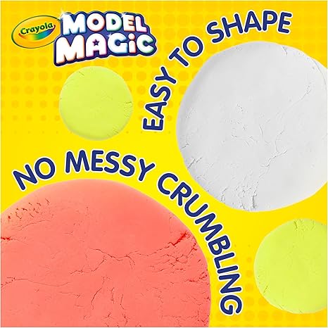 Arcilla Crayola Model Magic 29 Piezas — 15 Colores, Secado al Aire, Arte y Manualidades para Niños