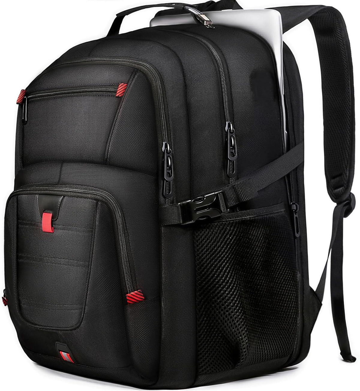 Mochila de viaje ZMMMA de 50 litros, mochila de calidad para portátil de 17 pulgadas para hombre, duradera, con gran capacidad de almacenamiento, resistente, apta para TSA, con puerto, mochila universitaria o escolar, regalos para él, hombres y mujeres