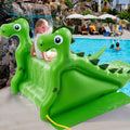 Resbaladero Inflable Gigante de Dinosaurio Azul Seenelling 98" – Piscina y Fiestas de Verano