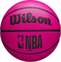 Wilson Balón de Baloncesto NBA DRV Rosa, Baloncesto Exterior con Alta Durabilidad y Excelente Agarre