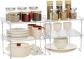 Organizador de Gabinete Acrílico STARLATTA | 4 Piezas Apilables | Transparente | Para Cocina, Baño, Maquillaje y Despensa