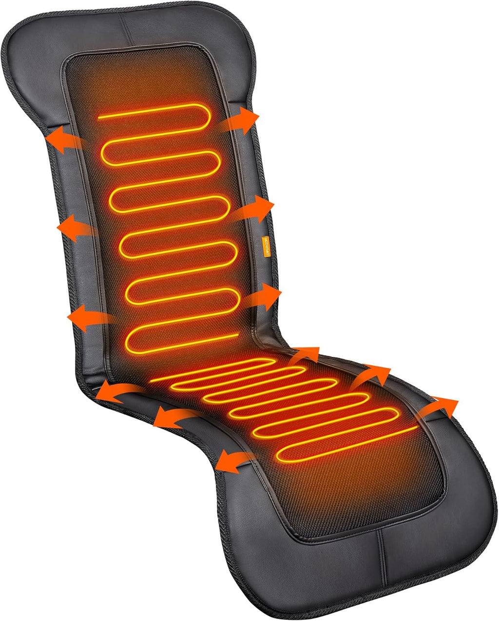 CARSHION 47.2-inch Long Seat Cushion with Heat for Back and Thighs