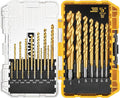 Set de Brocas DEWALT Titanio Pilot Point 21 Piezas DW1361