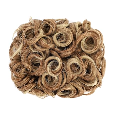 Extensión de Moño Rizado SWACC – Cabello Sintético de Alta Calidad