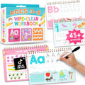 Actividades de aprendizaje preescolar de Hadley Designs: Trazado de letras con pizarra blanca para niños de 3 a 5 años, Cuadernos de trabajo preescolares de 3 a 4 años, Práctica de escritura con pizarra blanca para niños de 3 a 5 años, Libros de trazado