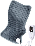 Almohadilla térmica para espalda, hombros, cuello, abdomen, almohadillas térmicas con 6 ajustes de calentamiento rápido, apagado automático, lavado a máquina, regalos de cumpleaños para mujeres