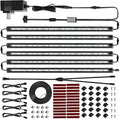 Kit de iluminación LED Litever para cajas fuertes. Activación mediante control de puerta. 6 barras de luz delgadas de 30 cm (12 pulgadas).
