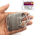Alloygold Set de 15 Pasadores de Enganche de Alta Resistencia | Clips en R de Acero Inoxidable para Remolque, Tractor y Camion, M3x60mm