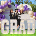 Decoraciones de graduación 2026, letras luminosas GRAD de 90 cm de altura, letras luminosas para graduación, letras GRAD iluminadas para la decoración de la fiesta de graduación de 2026, 4 unidades.