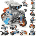 Jiakora 12-in-1 STEM Robot Kit Toys for Kids 8-12 12-16, DIY Robot Building Educational STEM Science Kits for Kids Age 8-12 12-16, 8 9 10 11 12 13 14 15 16 Year Old Boy Birthday Gifts