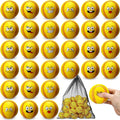 Pelotas de Béisbol de Espuma Blulu 30 Piezas de 9 Pulgadas | Softbol de Entrenamiento para Niños y Principiantes con Bolsa de Malla | Amarillo
