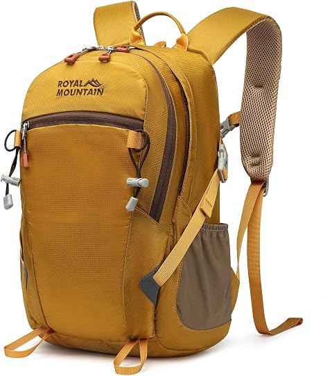 Mochila pequeña de senderismo con cubierta contra la lluvia, mochilas de viaje de 20L para mujeres y hombres, mochilas de día para acampada ligeras, mochila de senderismo duradera apta para acampada