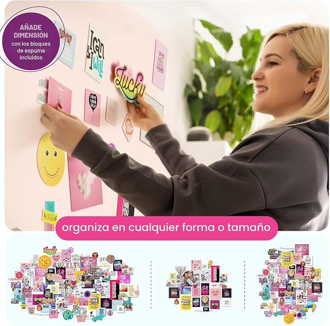 Kit de Collage de Pared Pretty Me para Niñas Adolescentes y Preadolescentes - Ideas de Regalo de Artes y Manualidades para Niñas de 11, 12, 13, 14, 15, 16 Años - Regalos de Cumpleaños