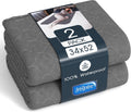 Inspire Protectores | Protectores de Cama Reutilizables Grises para Incontinencia que Ocultan Manchas | Protector de Colchón Impermeable | para Adultos, Bebés y Perros (34 X 52)
